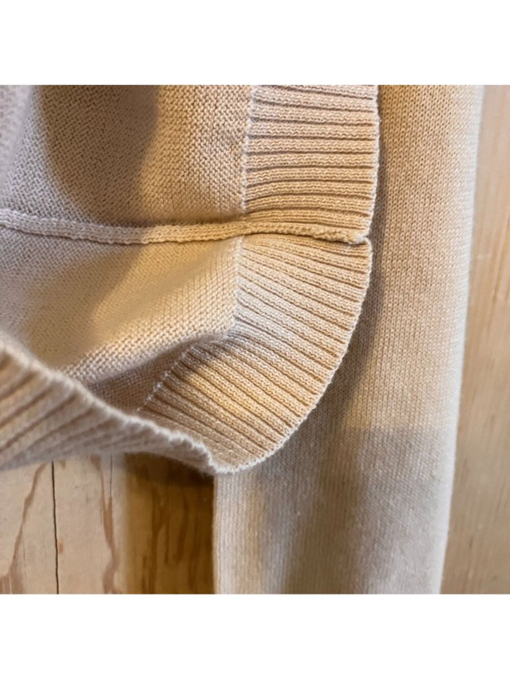 Ralph Lauren Polo Womens Vintage 90s Argyle Cardigan Sweater Small Beige FA NWOT - Picture 9 of 12
